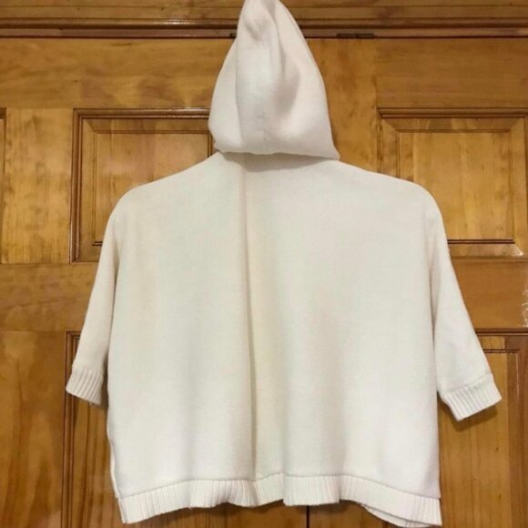 Gap Kids Oversized Hooded Hoodie Poncho Sweater Top Blouse Pullover 4 / 5 XS - Picture 6 of 10